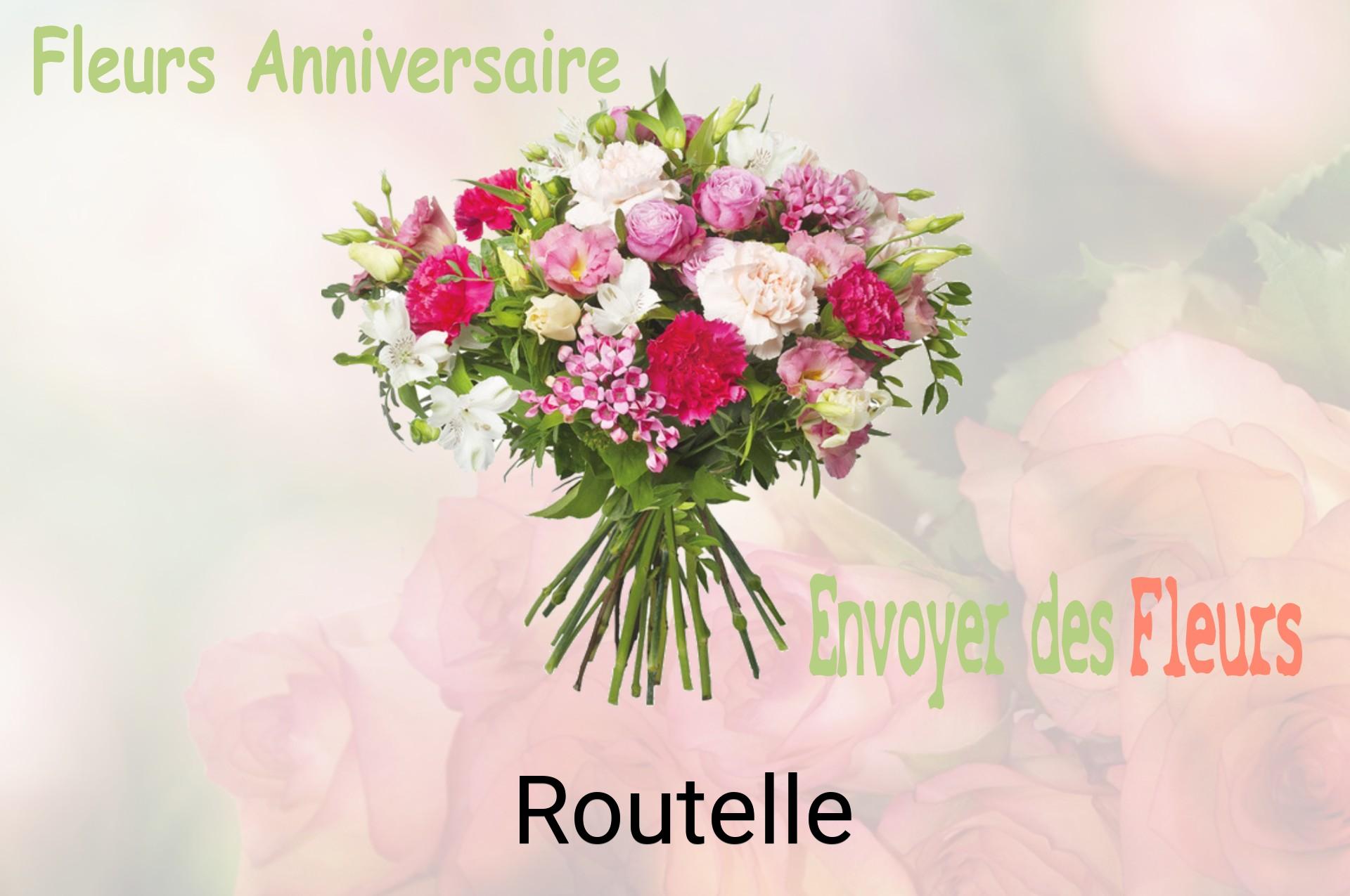 Bouquet de fleurs d’anniversaire livré à Routelle